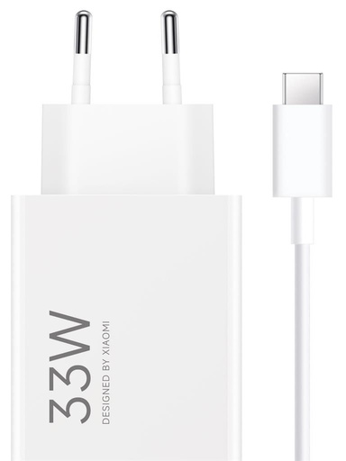 Xiaomi sieťový nabíjačka Type-C s káblom (Biely) - 33W 3A - MDY-16-EF