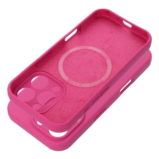 Apple iPhone 17 Silicone 2mm MagSafe puzdro (Ružový)