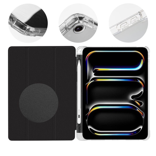 OBAL:ME MistyTab puzdro iPad Air 2020/2022/2024/2025 / iPad Pro 11 1/2/3/4 (Čierny)