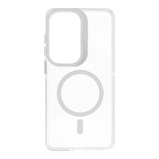 Samsung Galaxy S26 Ultra Lens MagSafe Silikónový zadný kryt (Biely)
