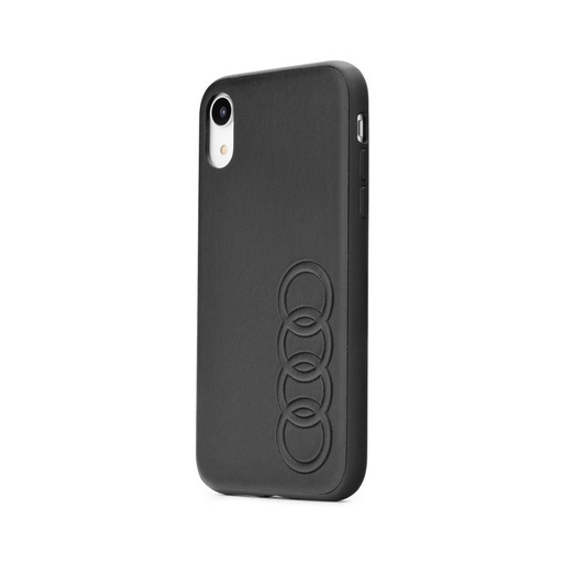 Apple iPhone 11 AUDI leather prémiový zadný kryt (Čierny) - AU-TPUPCIP11R-TT/D1-BK