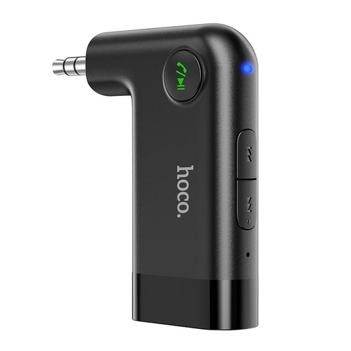 Hoco E53 bluetooth audio adaptér, bezdrôtový, LED indikátor stavu , čierny