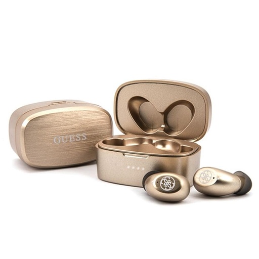 Guess Bluetooth slúchadlo TWS 4G (Zlatý) - GUTWSJL4GGO