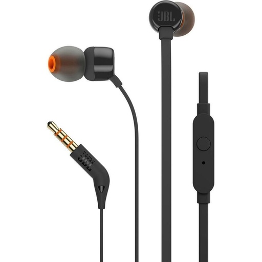 JBL T110 headset (jack 3,5mm) s mikrofónom, čierny