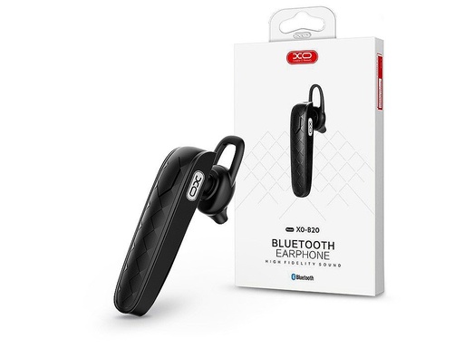 XO B20 bluetooth headset, BT v4.1, 4 hodinový hudba/hovor, Micro USB nabíjanie, biely