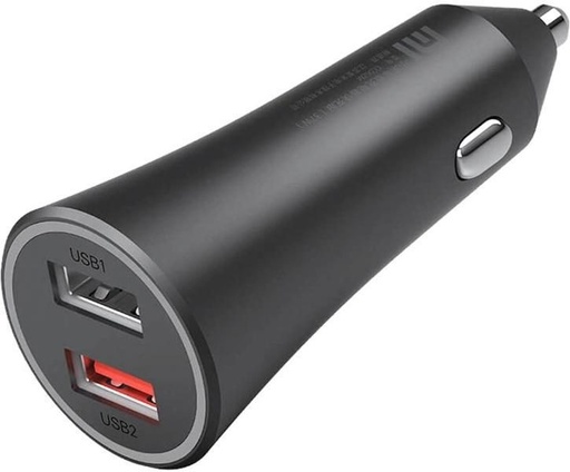 Xiaomi MI do auta rýchlonabíjačka 37W (2 USB port), čierny