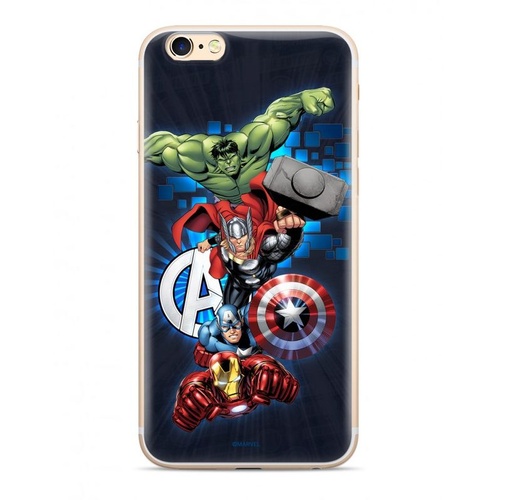 Apple iPhone 7 / iPhone 8 / iPhone SE 2020 / iPhone SE 2022 Marvel Avengers 001 silicone zadný kryt (Tmavomodrý)