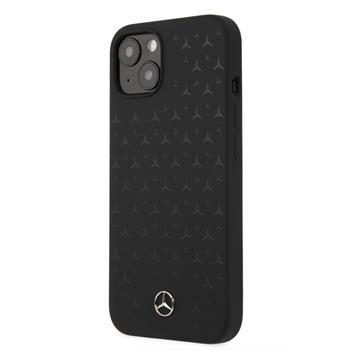 Apple iPhone 13 Mini Mercedes liquid silicone zadný kryt (Čierny) - MEHCP13SSIPBK