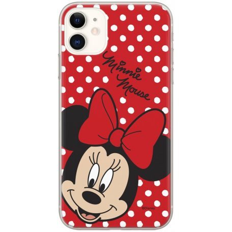 Apple iPhone 13 Pro Disney silicone Minnie 008 zadný kryt (Červený)