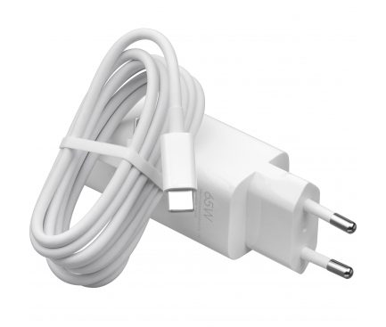 Xiaomi MDY-12-EU sieťový rýchlonabíjačka (QC + PD konektor), PD type-C kábel, biely