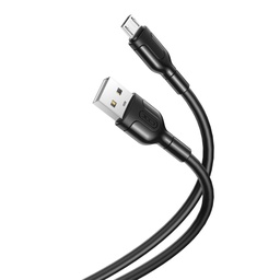 XO NB212 micro USB dátový kábel (Čierny) – 2.1A