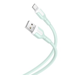 XO NB212 USB-C dátový kábel (Zelený) – 2.1A