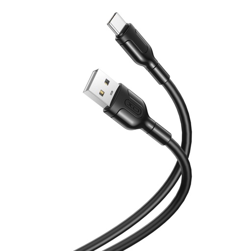 XO NB212 USB-C dátový kábel (Čierny) – 2.1A