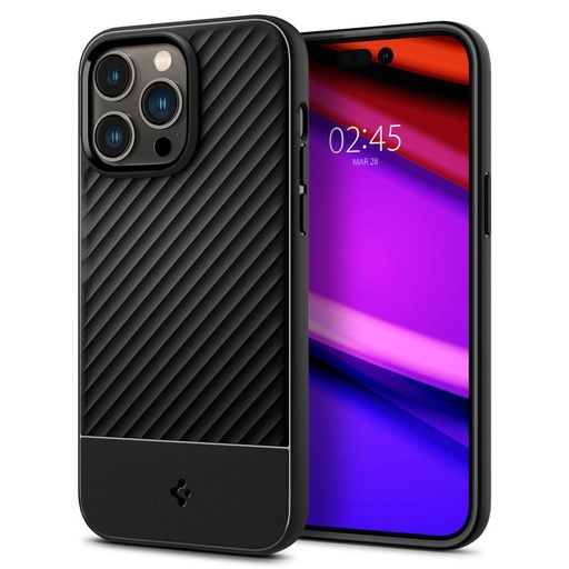 Apple iPhone 14 Pro Max Spigen core armor prémiový zadný kryt (Čierny)