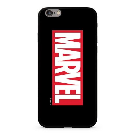 Apple iPhone XR Marvel Marvel 005 sklo zadný kryt, čierny - MPCMV2107