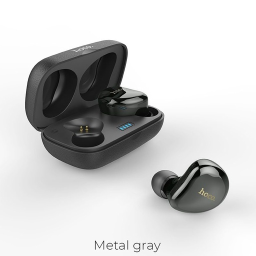 Hoco ES25 bezdrôtový headset, metalická sivá