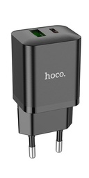 Hoco N28 sieťový rýchlonabíjačka (QC, PD), čierny