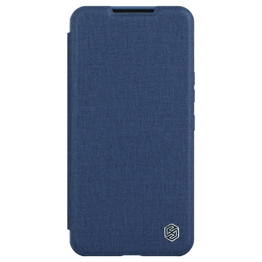 Samsung Galaxy S23 5G Nillkin Qin cloth pro s ochranou kamery látkový knižkové puzdro (Modrý)
