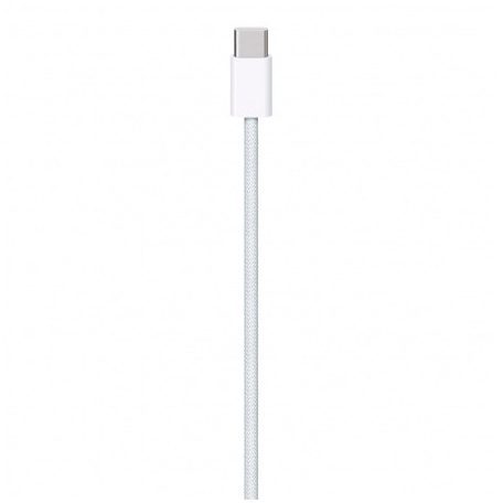 Apple USB-C - USB-C látkový dátový kábel 60W (Biely) - 1m