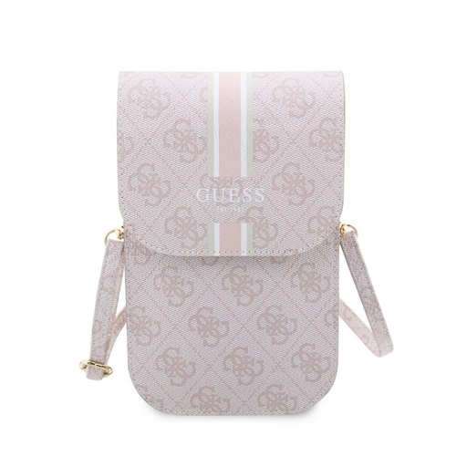 Guess 4G Printed Stripe Phone Bag (Ružový) - GUWBP4RPSP