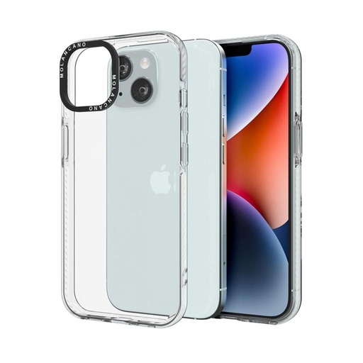 Apple iPhone 15 Plus MOLAN CANO rainbow TPU MAGSAFE zadný kryt (Priehľadný)