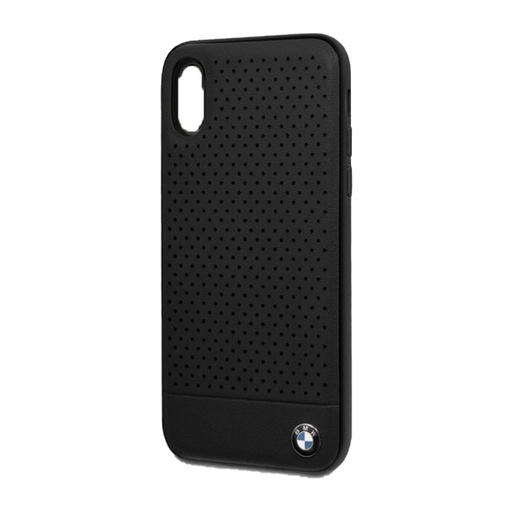 Apple iPhone X / XS BMW Signature Perforovaný puzdro (Čierny) - BMHCPXPEBOBK