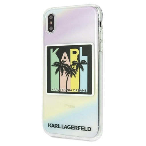Apple iPhone XS Max Karl Lagerfeld Hard Case Kalifornia Dreams puzdro (Čierny) – KLHCI65IRKD